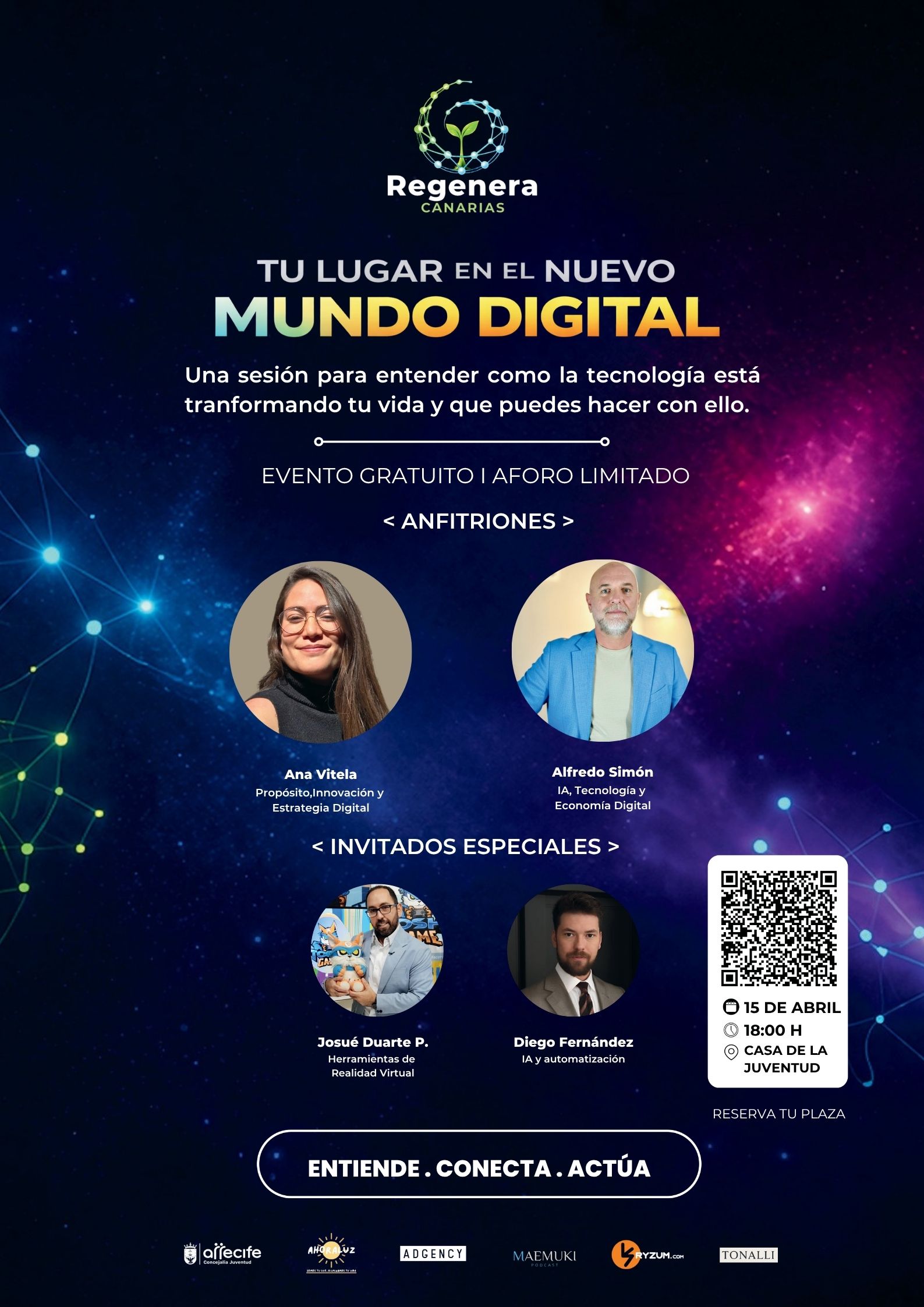 Cartel del evento Regenera Canarias